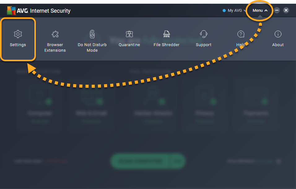 Using The AVG Geek Settings Area In AVG Antivirus | AVG Support