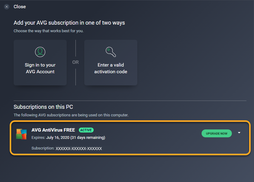 Activating AVG AntiVirus FREE on Windows Install Avg With Activation Code