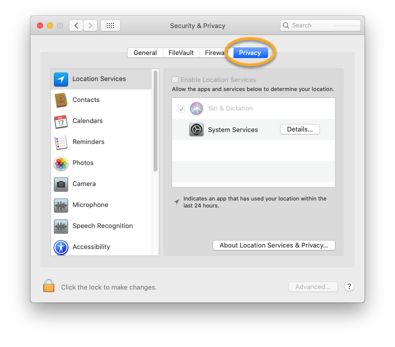 Mac OS 10.15: Conceder o Acesso Total ao Disco