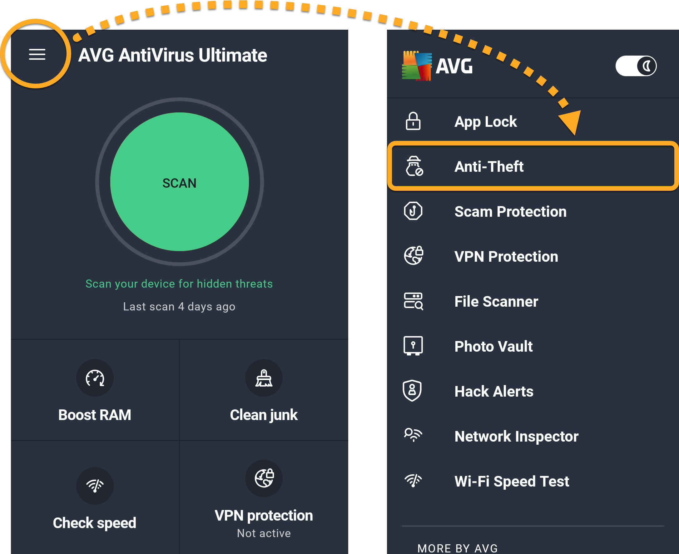 Enabling Anti-Theft in AVG AntiVirus for Android | AVG