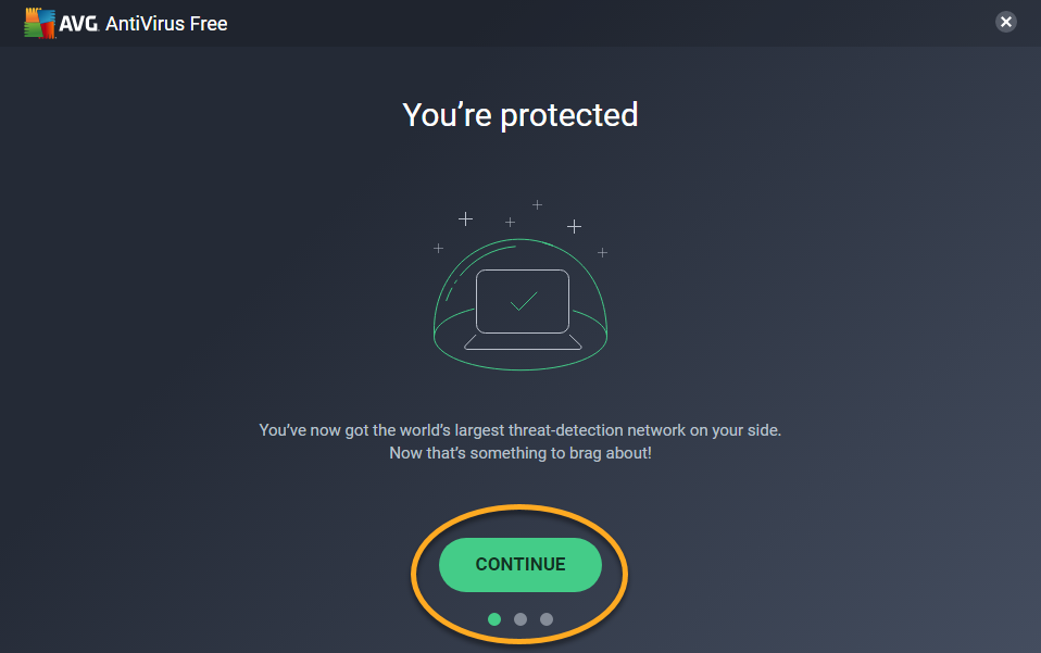 avg free scarica file installazione