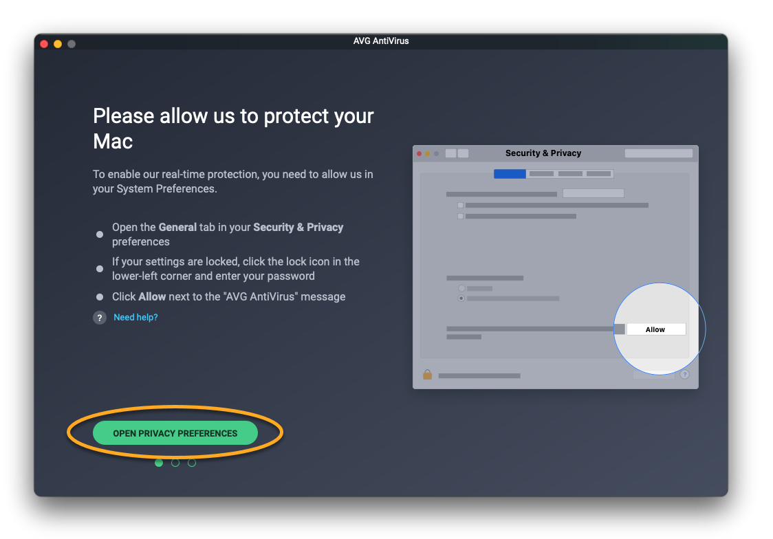 Mac で Avg アンチウイルスの権限を許可する方法 Avg