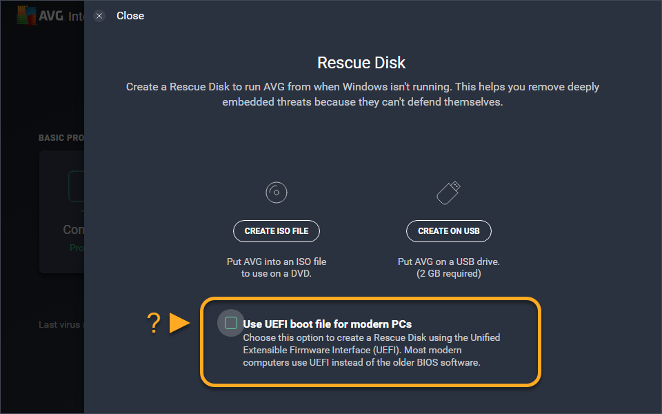 How to use Rescue Disk in AntiVirus |